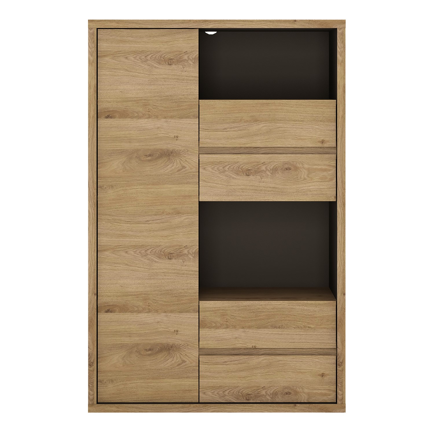 Read more about Wood display cabinet with drawers shetland